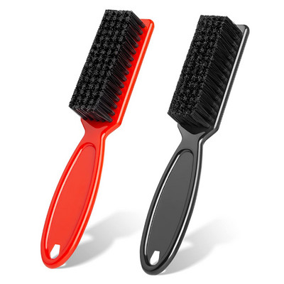 2 db Borbély Fade Brush Clipper Penge Hajtisztító kefe Fodrász Puha Nyak Szorító Kefe Törött Haj eltávolítása Fésű