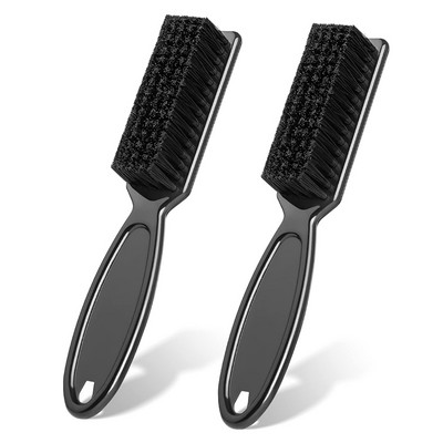 2 db Borbély Fade Brush Clipper Penge Hajtisztító kefe Fodrász Puha Nyak Szorító Kefe Törött Haj eltávolítása Fésű