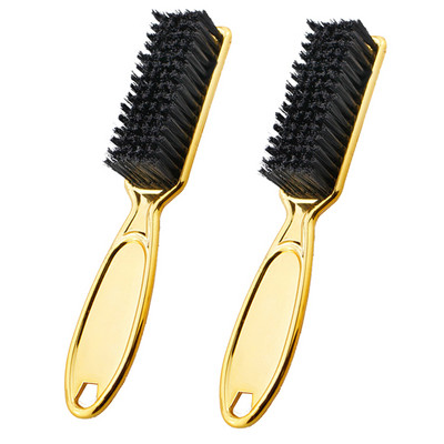 2 db Borbély Fade Brush Clipper Penge Hajtisztító kefe Fodrász Puha Nyak Szorító Kefe Törött Haj eltávolítása Fésű