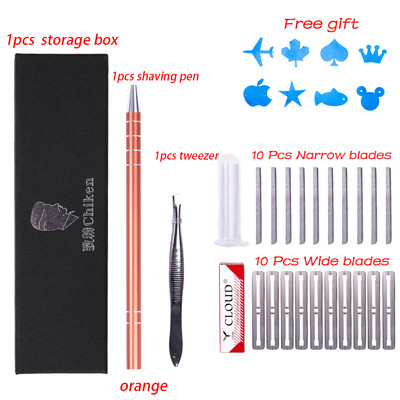 Graveerimispliiats juuste kujundamiseks Kulmude kujundamiseks Professionaalne juuksuri raseerimispliiats juuste kujundamiseks Disaini tarvikud