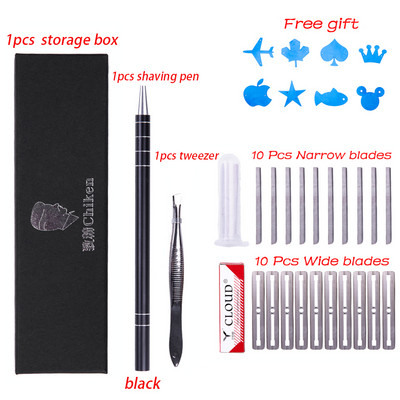 Graveerimispliiats juuste kujundamiseks Kulmude kujundamiseks Professionaalne juuksuri raseerimispliiats juuste kujundamiseks Disaini tarvikud