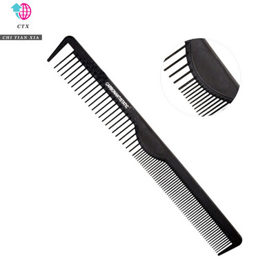 12 stilski crni frizerski češalj Antistatički češljevi za šišanje Ravne kose Profesionalni salon za brijanje Alat za oblikovanje