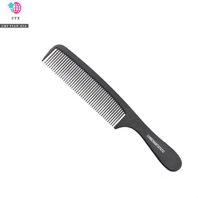 12 stilski crni frizerski češalj Antistatički češljevi za šišanje Ravne kose Profesionalni salon za brijanje Alat za oblikovanje