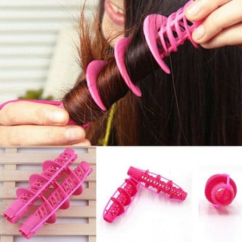 No Heat Soft Rubber Silicone Magic Hair Care Rollers Natural Big Wave Curls Rollers Curling Εργαλείο styling για γυναικεία μαλλιά ομορφιάς