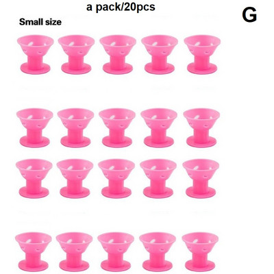 No Heat Soft Rubber Silicone Magic Hair Care Rollers Natural Big Wave Curls Rollers Curling Εργαλείο styling για γυναικεία μαλλιά ομορφιάς