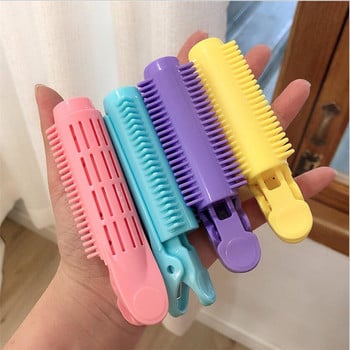 4 τμχ Magic Hair Care Rollers Hair Roots Natural Fluffy Hair Clip Sleeping No Heat Πλαστικό μπουκλάκι μαλλιών Twist Styling Diy Tools