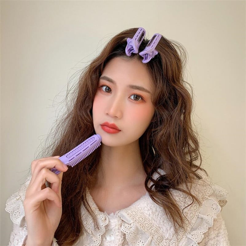 4kom Čarobni valjci za njegu kose Korijen kose Prirodna pahuljasta kopča za kosu Spavanje bez zagrijavanja Plastični uvijač za kosu Twist Alati za oblikovanje Diy