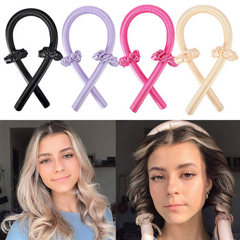 Slik Satin Heatless Hair Curler Headband για γυναίκες Περιτυλίγματος μαλλιών Κορδέλα για μπούκλες για κορίτσια Scrunchies Headwear Αξεσουάρ για τα μαλλιά Μπούκλα μαλλιών