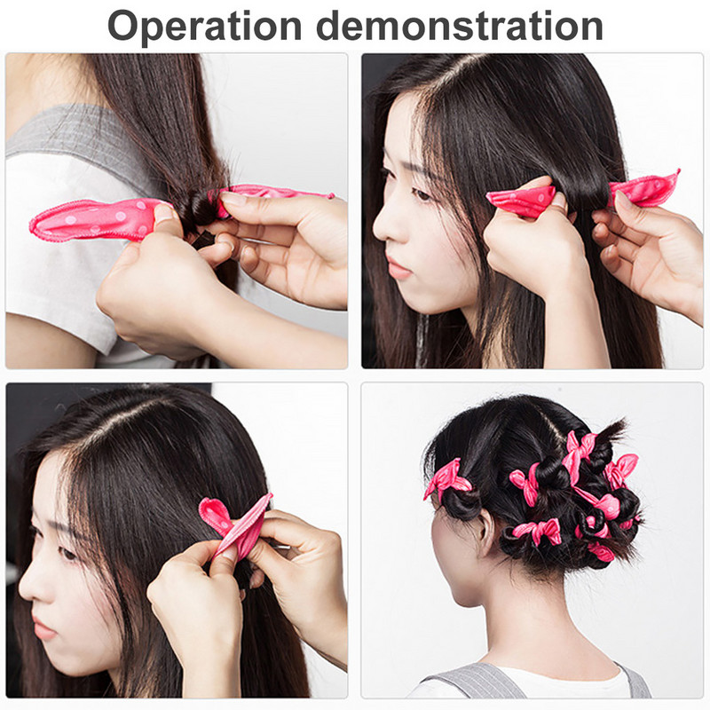 10 kom/lot Uvijači za kosu Soft Sleep Pillow Uvijači za kosu Set Najbolja fleksibilna pjena i spužva za njegu kose DIY alati za oblikovanje kose