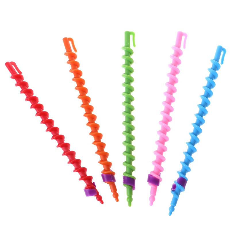 26 kom. Plastični dugi alat za brijačnicu Frizerski spiralni štap za trajnu kosu, mala isporuka