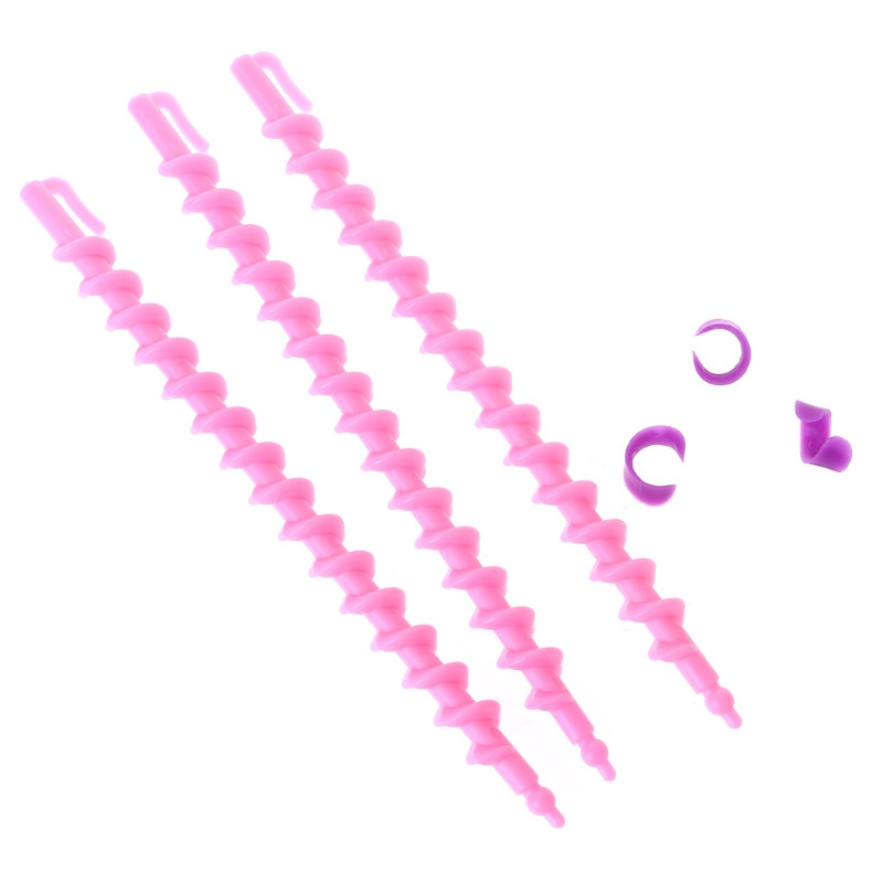 26 kom. Plastični dugi alat za brijačnicu Frizerski spiralni štap za trajnu kosu, mala isporuka