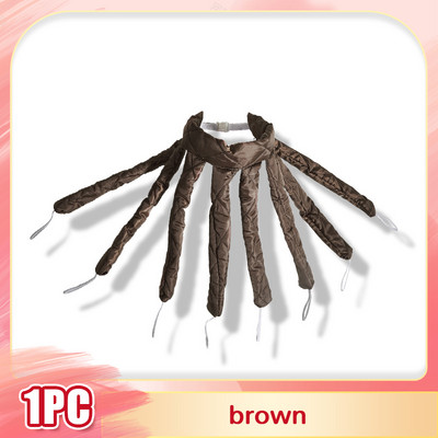 Ondulător de păr leneș Role de păr Tijă de ondulare fără căldură Caracatiță Bentita Bucle Panglică de mătase Dormit Formatori de valuri moale Bucle fără căldură