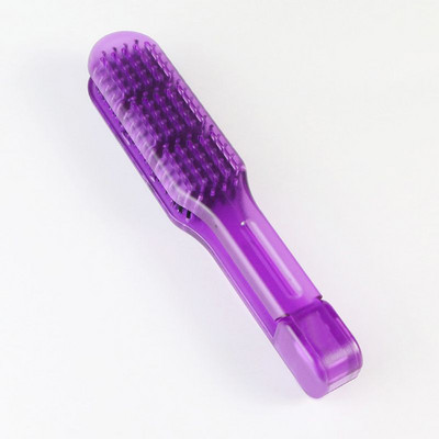 Pro Hairdressing Hajegyenesítő Nylon Hajkiegyenesítő Dupla kefe V alakú Fésűs bilincs Nem bánt Styling Eszközök Barkács Kezdőlap