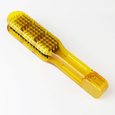 Pro Hairdressing Hajegyenesítő Nylon Hajkiegyenesítő Dupla kefe V alakú Fésűs bilincs Nem bánt Styling Eszközök Barkács Kezdőlap