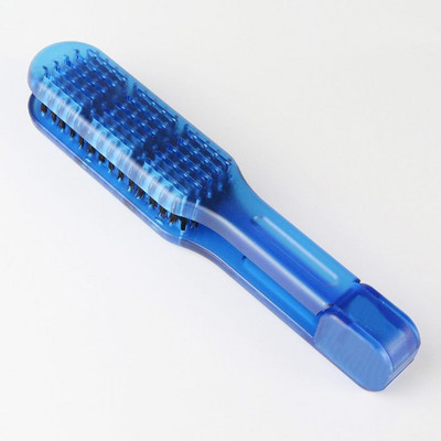 Pro Hairdressing Hajegyenesítő Nylon Hajkiegyenesítő Dupla kefe V alakú Fésűs bilincs Nem bánt Styling Eszközök Barkács Kezdőlap