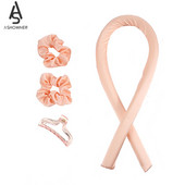 Šipka za uvijače bez zagrijavanja Traka za kosu Odjeća za kosu Uvijači Vrpca Svilena spirala Cvijet kruške Njega kose Veliki valovi Lijeni uvijač bez topline za žene