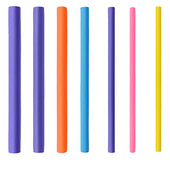 10 gab. Elastīgs matu lokošanas stienis Matu ruļļu veidotāji Mīkstas putas Twist cirtas DIY Ruļļi Veidošanas rīki Krāsa Nejauši