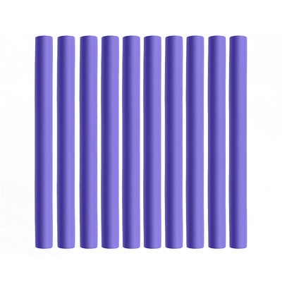 10 gab. Elastīgs matu lokošanas stienis Matu ruļļu veidotāji Mīkstas putas Twist cirtas DIY Ruļļi Veidošanas rīki Krāsa Nejauši