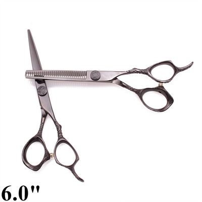 Professzionális fodrász olló 5,5" 6" Japan 440C Customize Logo Vágóolló Vékonyító Olló Haj Olló Dropshipping C9001