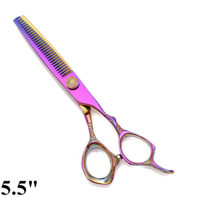 Professzionális fodrász olló 5,5" 6" Japan 440C Customize Logo Vágóolló Vékonyító Olló Haj Olló Dropshipping C9001