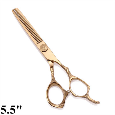 Professzionális fodrász olló 5,5" 6" Japan 440C Customize Logo Vágóolló Vékonyító Olló Haj Olló Dropshipping C9001