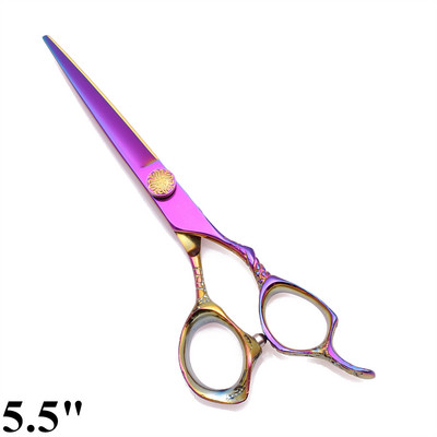 Professzionális fodrász olló 5,5" 6" Japan 440C Customize Logo Vágóolló Vékonyító Olló Haj Olló Dropshipping C9001