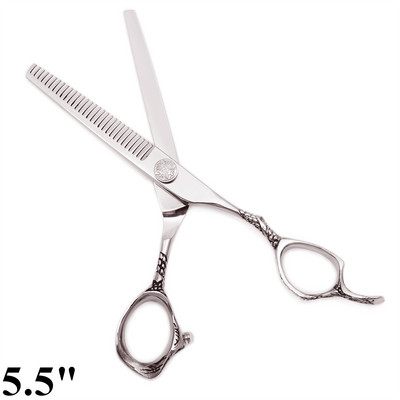 Professzionális fodrász olló 5,5" 6" Japan 440C Customize Logo Vágóolló Vékonyító Olló Haj Olló Dropshipping C9001