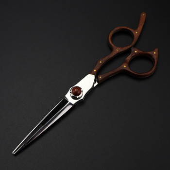 Професионална VG10 стомана 6\'\' Висококачествени ножици за коса от сандалово дърво, изтъняване на прическа, фризьорски ножици, фризьорски ножици