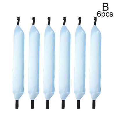 6 τμχ Μαλακό σατέν Μαξιλαράκι Ρολλά Μαλλιών Εργαλεία Sleep Hair Styling Rollers Μαλλιά για μπούκλες Magic For Women or Kids Curl Flexi Rods