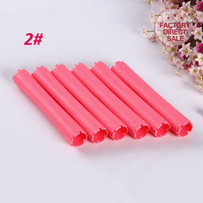 6kom/set Ekstra duga kosa Šipke za trajnu 16 cm Valjci za kosu Uvijači za dugu kosu Hladna trajna Salon Kućni DIY Wave Frizerski alat UN719