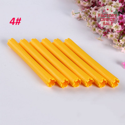 6kom/set Ekstra duga kosa Šipke za trajnu 16 cm Valjci za kosu Uvijači za dugu kosu Hladna trajna Salon Kućni DIY Wave Frizerski alat UN719