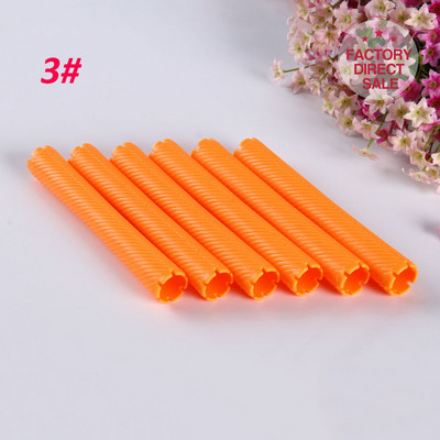6kom/set Ekstra duga kosa Šipke za trajnu 16 cm Valjci za kosu Uvijači za dugu kosu Hladna trajna Salon Kućni DIY Wave Frizerski alat UN719