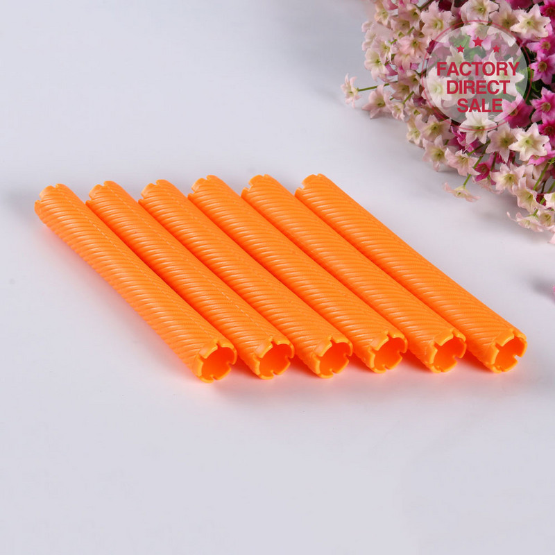 6kom/set Ekstra duga kosa Šipke za trajnu 16 cm Valjci za kosu Uvijači za dugu kosu Hladna trajna Salon Kućni DIY Wave Frizerski alat UN719