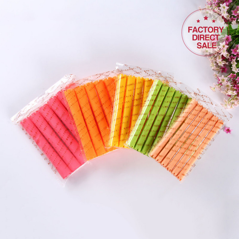 6kom/set Ekstra duga kosa Šipke za trajnu 16 cm Valjci za kosu Uvijači za dugu kosu Hladna trajna Salon Kućni DIY Wave Frizerski alat UN719