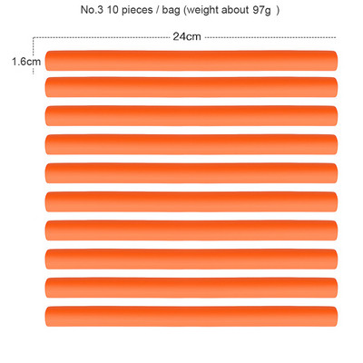 10 komada Fleksibilna šipka za uvijanje kose Uvijači za kosu Mekana pjena Bendy Twist Curls Flexi DIY valjci Alati za oblikovanje Ženski dodaci