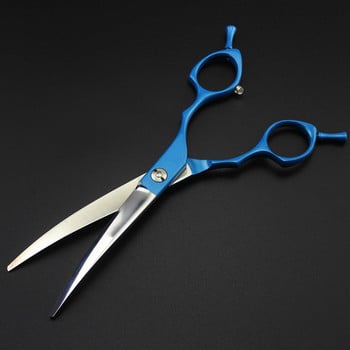 Професионална JP стомана 6,5 \'\' Подстригване на домашни кучета Извити ножици за подстригване на домашни любимци Бръснарски инструменти ножици за подстригване Фризьорски ножици