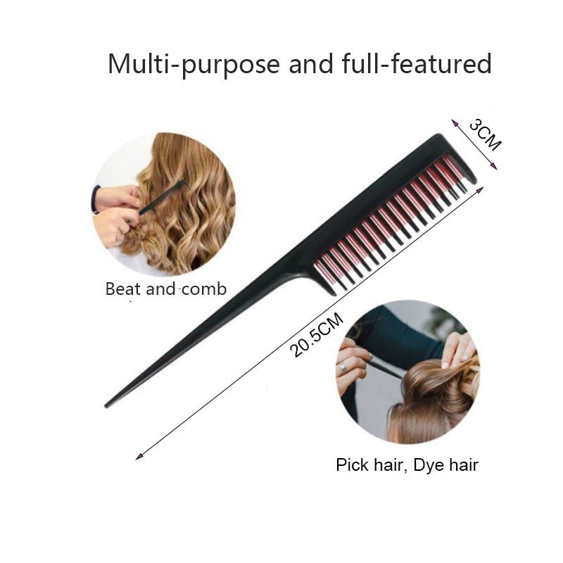 Novi češalj za kosu Četka za raščešljavanje kose u 9 i 5 redova Češalj za štakorski rep Četka za oblikovanje kose Ravna kovrčava mokra kosa Četka za masažu vlasišta Žene