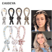 Heatless Curling Rod Heatband Sleeping Silk Curls Rollers Hair Rollers Lazy Curler Heatless Spiral Αχλάδι Flower Curling Περιποίηση μαλλιών