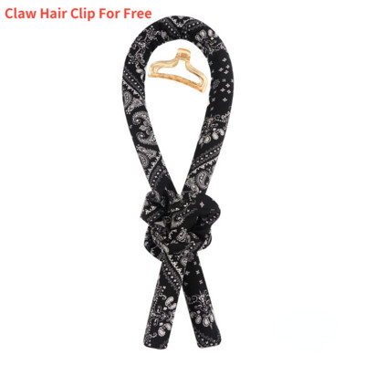 Heatless Curling Rod Heatband Sleeping Silk Curls Rollers Hair Rollers Lazy Curler Heatless Spiral Αχλάδι Flower Curling Περιποίηση μαλλιών