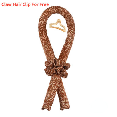 Heatless Curling Rod Heatband Sleeping Silk Curls Rollers Hair Rollers Lazy Curler Heatless Spiral Αχλάδι Flower Curling Περιποίηση μαλλιών