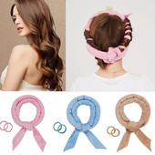 Nekarsējama kērlinga stieņa galvas saite bez karstuma matu ruļļi Mīksti slinki matu rullīši Sleeping Curl Bar Wave Formers DIY matu veidošanas rīks