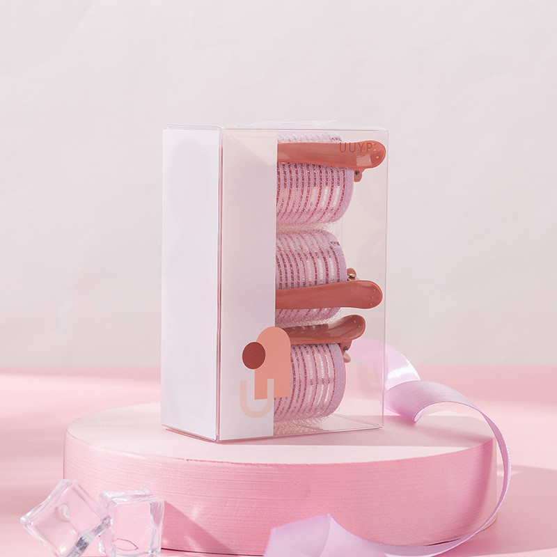 3gab/partija matu rullīši Bang Roll ruļļi Matu ruļļi Plastmasas pašlīmējošie matu loki frizieru rīks meitenes skaistuma veidošanas rīks