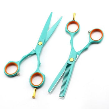 Професионална стомана JP 440c 5.5 \'\' светло зелена ножица ножици за подстригване фризьорски ножици за подстригване фризьорски ножици