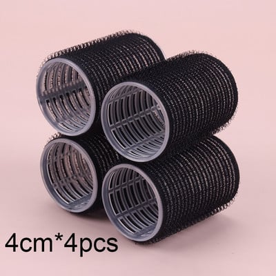 Više veličina Crni samoprihvatljivi uvijači za kosu Profesionalni salon Frizerski uvijači Dizajn kose Ljepljivi stil za DIY oblikovanje kose