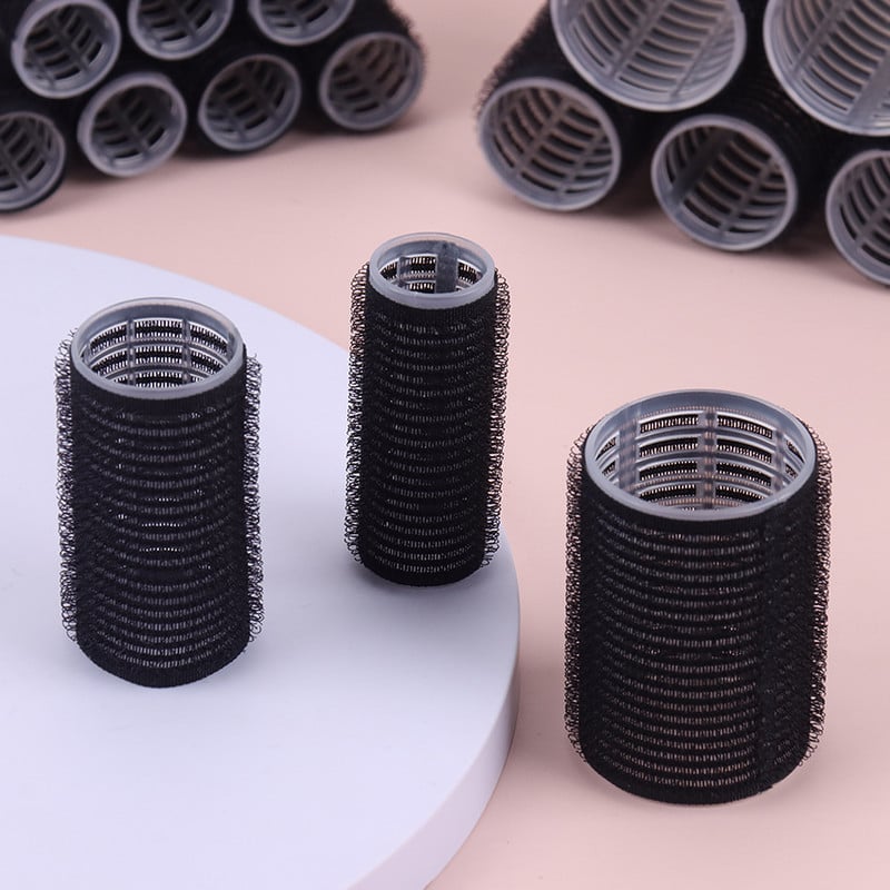 Više veličina Crni samoprihvatljivi uvijači za kosu Profesionalni salon Frizerski uvijači Dizajn kose Ljepljivi stil za DIY oblikovanje kose