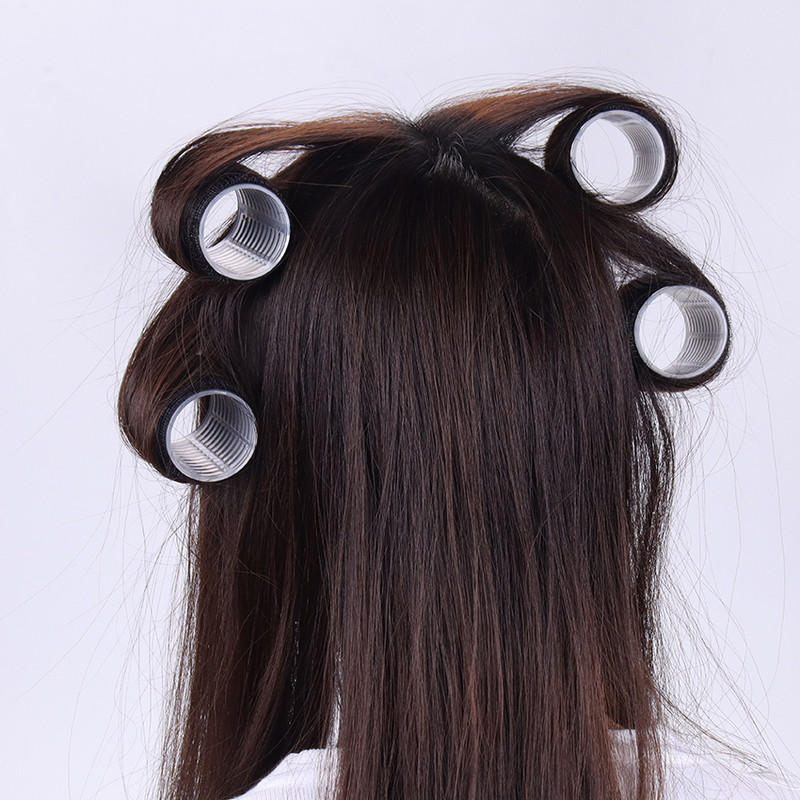 Više veličina Crni samoprihvatljivi uvijači za kosu Profesionalni salon Frizerski uvijači Dizajn kose Ljepljivi stil za DIY oblikovanje kose