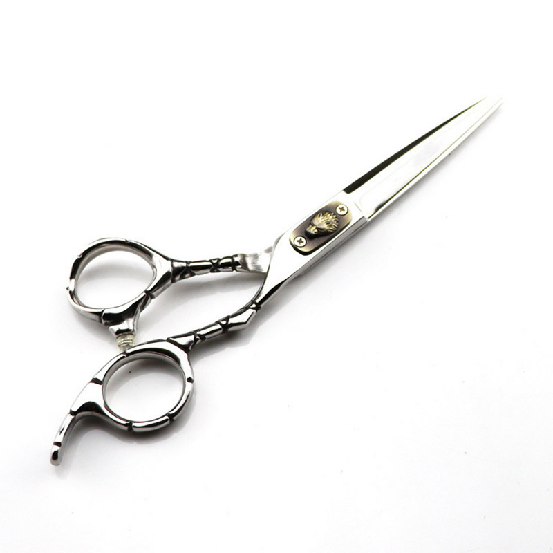 Personalizați logo-ul jp 440c oțel foarfecă de 6 inchi Foarfece de păr de lup unelte de frizer pentru tunsoare foarfece de subțiere foarfece de coafură
