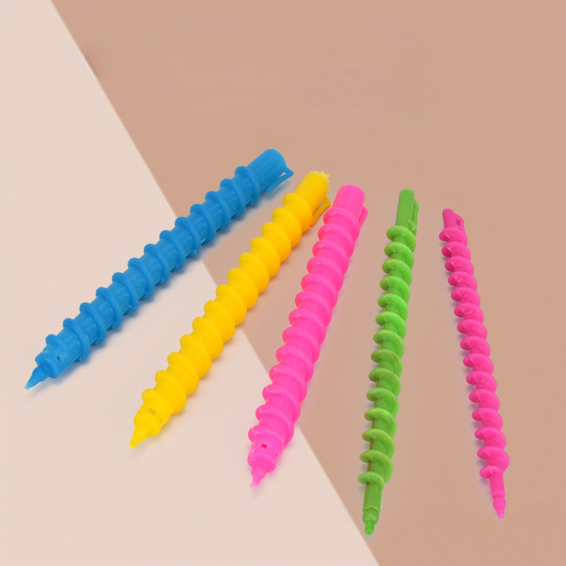 Paket plastične duge frizure Barber SalonTool Hairdressing Spiral Hair Perm Štap Wave Formers Hair Roller Hairroot Volume