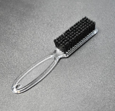 Must väikese habeme kujundamise pintsel Logo Professionaalne raseerimishari Barber Vintage õlipea kuju nikerduspuhastushari