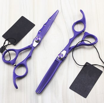 Нови професионални 6,0-инчови фризьорски ножици Ножици за подстригване и изтъняване forbici Комплект бръснарски ножици Безплатна доставка